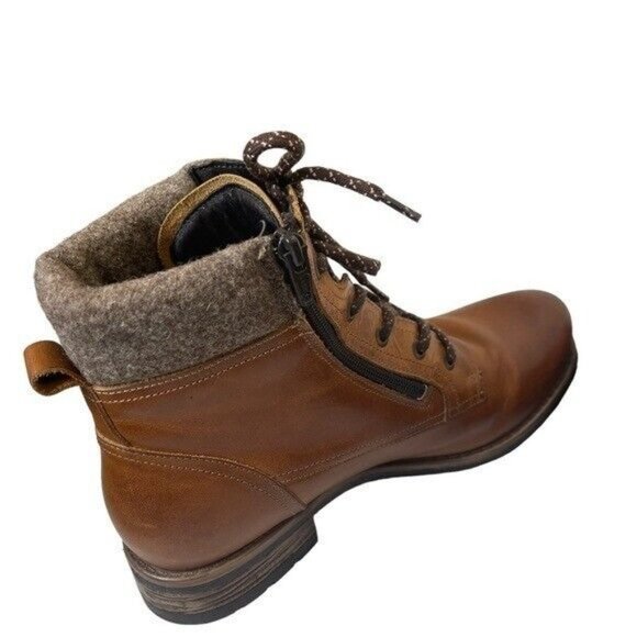 Taos Cutie Women’s  Brown Leather Hiking Gorpcore Size 8.5 - Picture 7 of 12